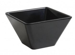 TAÇA 8X8X4.5CM PRETA MELAMINA@